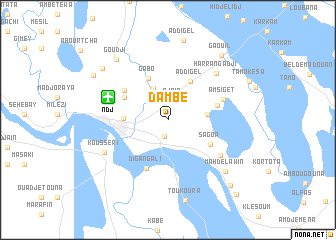 map of Dambe