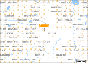 map of Dambe