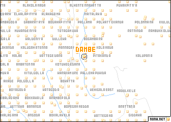 map of Dambe