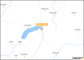 map of Damboa