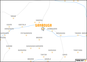 map of Dambouga