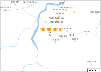 map of Dambougou