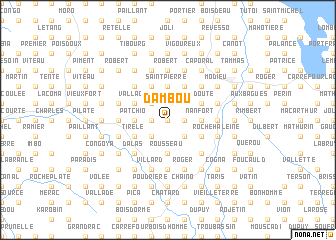 map of Dambou