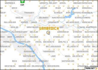 map of Dambroich