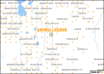 map of Dambullagama