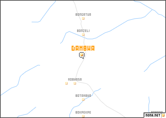 map of Dambwa