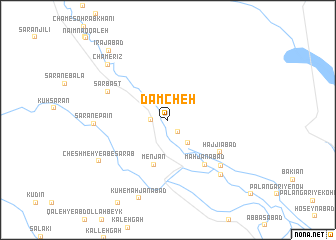 map of Dāmcheh