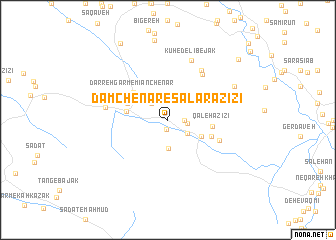 map of Dam Chenār-e Sālār ‘Azīzī