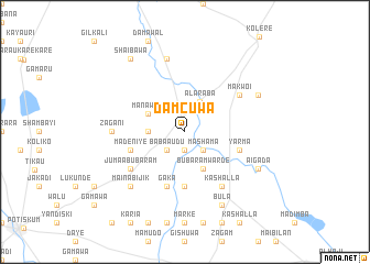 map of Damcuwa