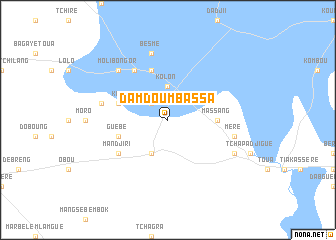 map of Damdou Mbassa