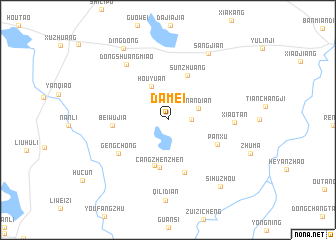 map of Damei