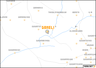 map of Dameli