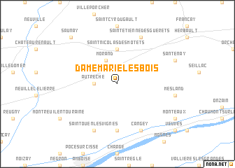 map of Dame-Marie-les-Bois