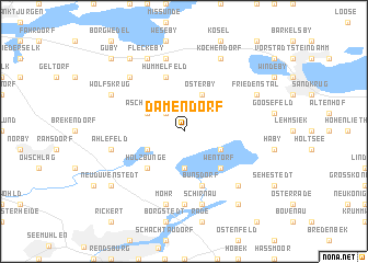 map of Damendorf