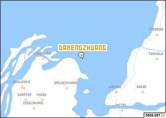 map of Damengzhuang