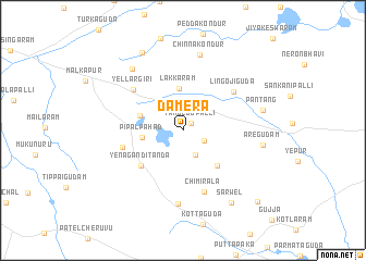 map of Dāmera