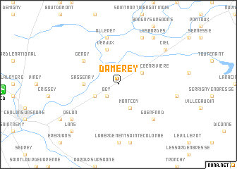 map of Damerey