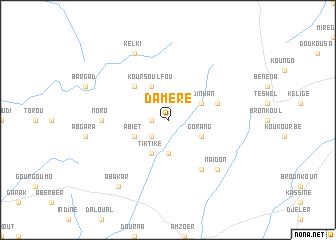 map of Daméré