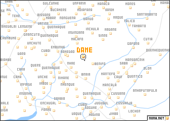 map of Damé