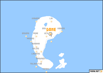 map of Dame