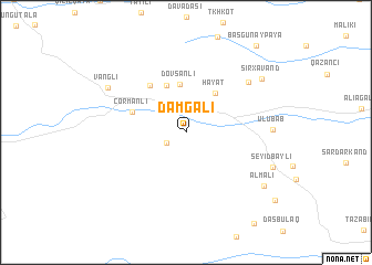 map of Damğalı