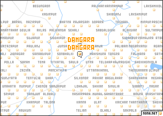 map of Dāmgāra