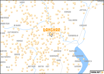 map of Damghār