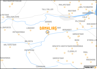 map of Damhliag