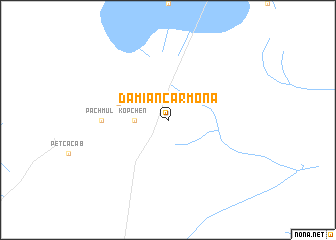 map of Damián Carmona