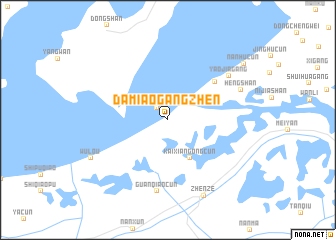 map of Damiaogangzhen