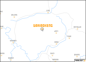 map of Damiaokeng