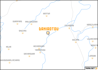 map of Damiaotou