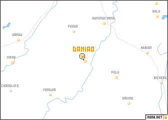 map of Damiao