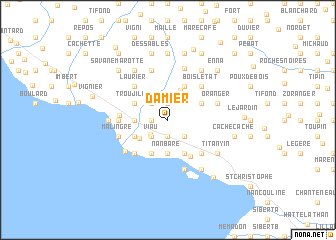 map of Damier