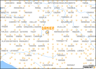 map of Damier