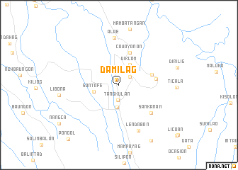 map of Damilag