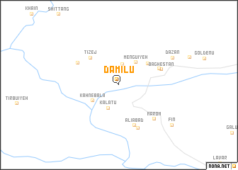 map of Damīlū