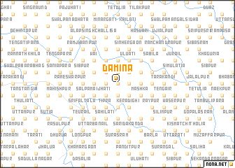 map of Dāmina