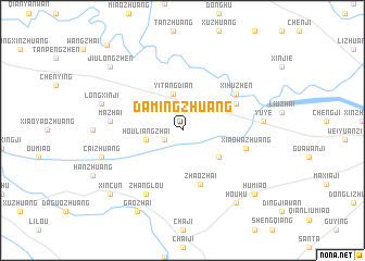 map of Damingzhuang