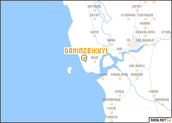 map of Daminzeikkyi