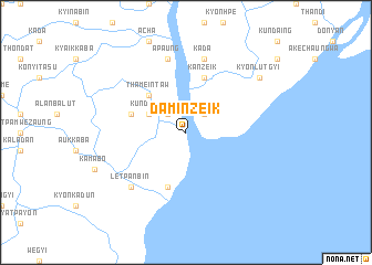 map of Daminzeik