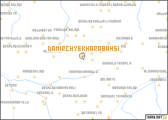 map of Damīrch-ye Kharābahsī