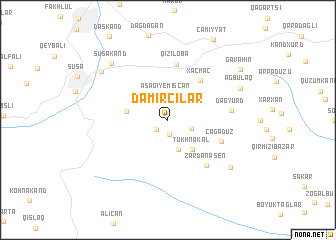 map of Dǝmirçilǝr