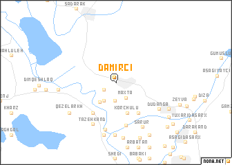 map of Dǝmirçi