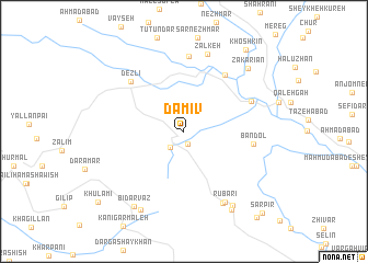 map of Damīv