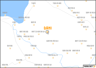 map of Dami