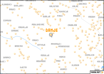 map of Damje