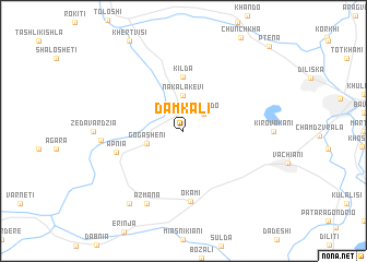 map of Damkali