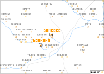 map of Damkoko