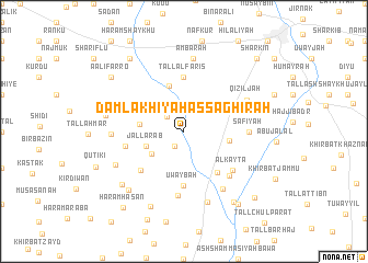 map of Damlakhīyah aş Şaghīrah